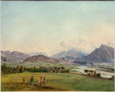 Blick auf Salzburg von Rudolf von Alt